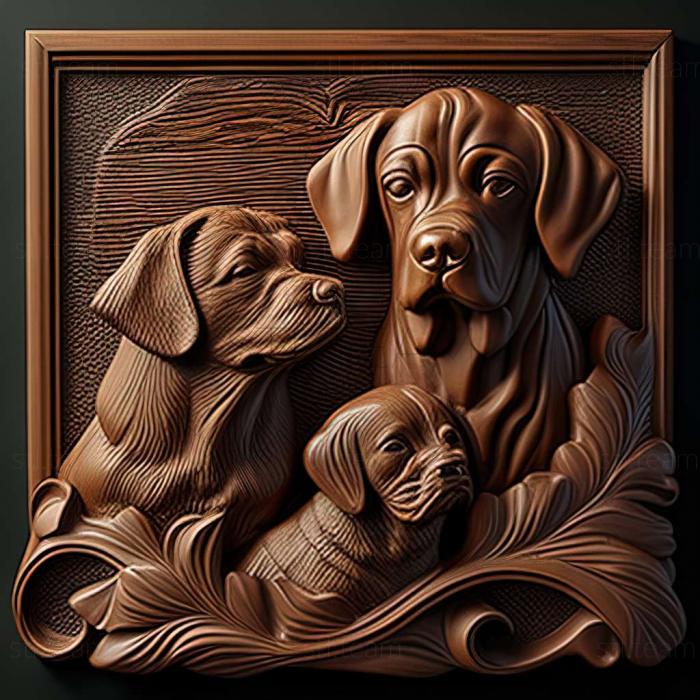 3D model dogs (STL)